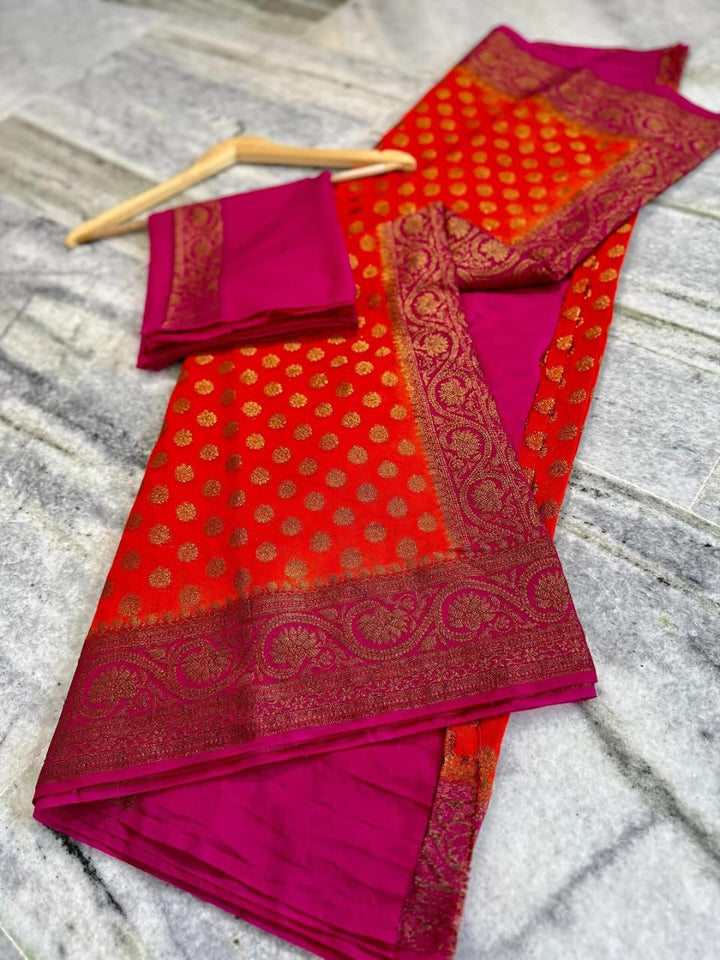 Swarnima Banarasi Semi Georgette Saree