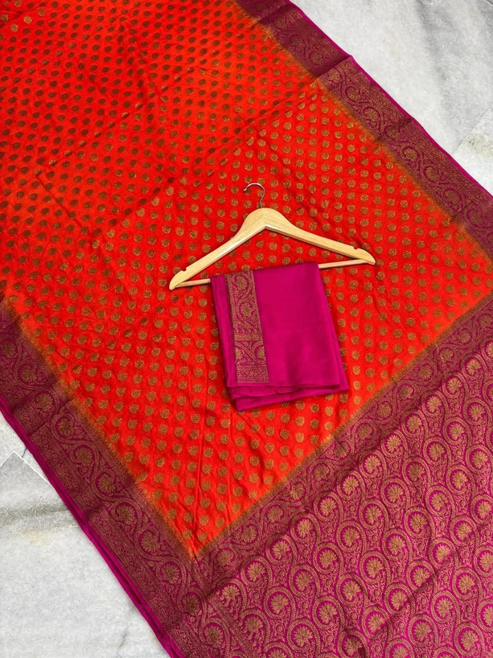 Swarnima Banarasi Semi Georgette Saree