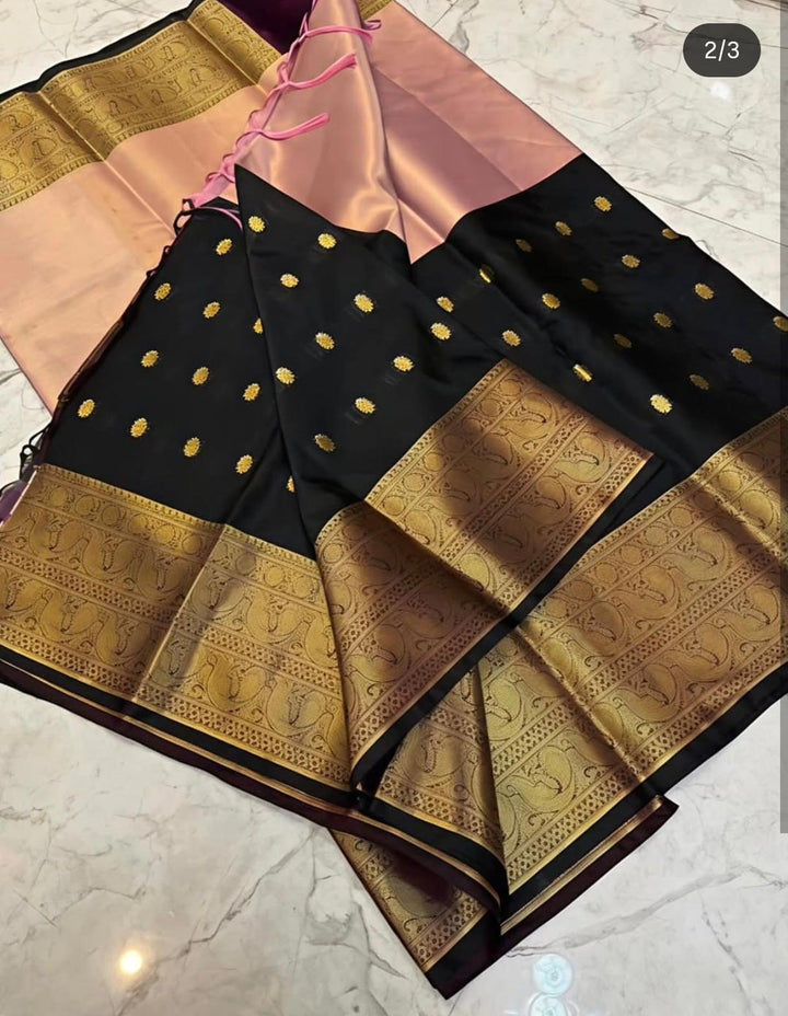 Imperial Majesty Designer Katan Silk Saree