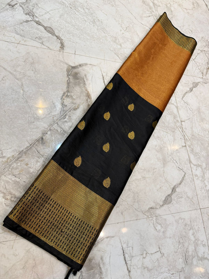 Silken Majesty Designer Katan Silk Saree