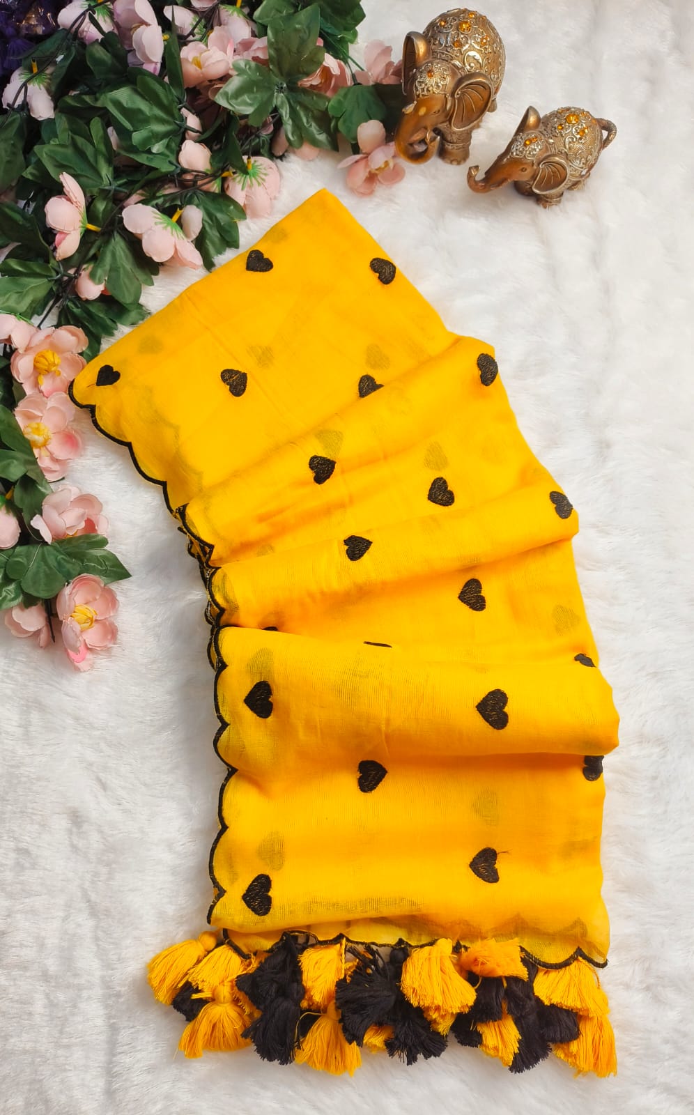 Sunkissed Love Mul Cotton Saree