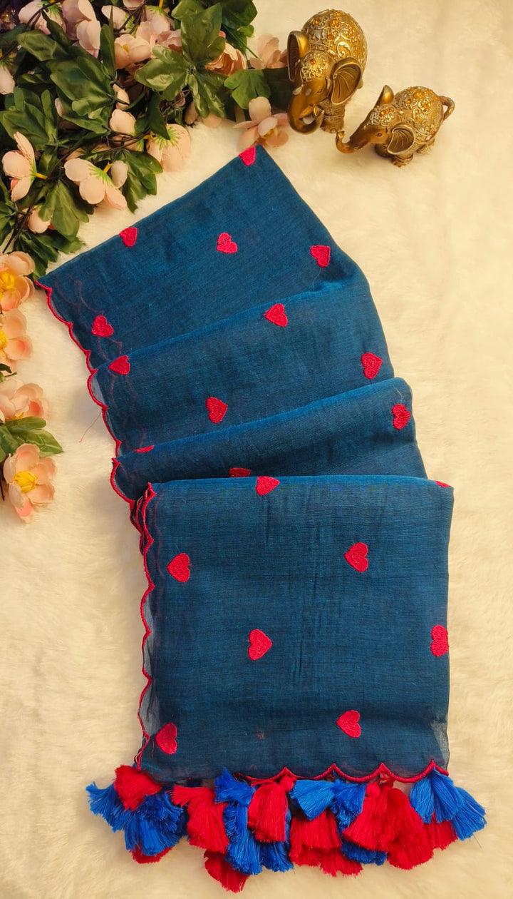 Sunkissed Love Mul Cotton Saree