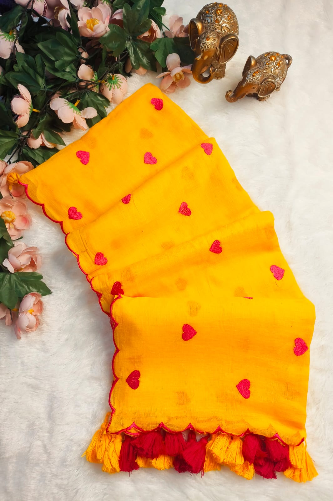 Sunkissed Love Mul Cotton Saree