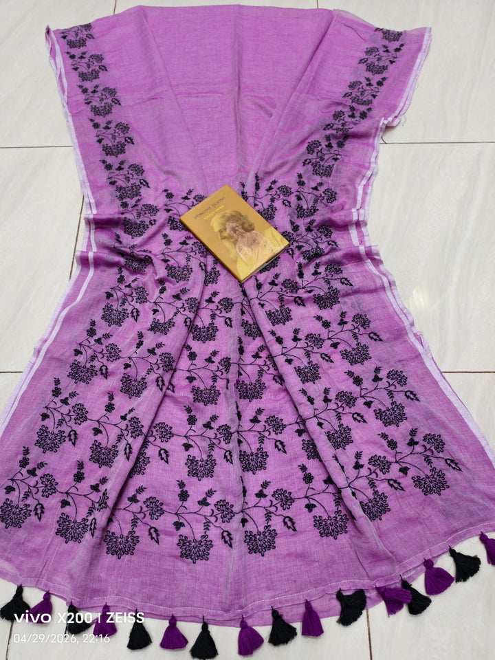 Bangarup (বঙ্গরূপ)– The Beauty of Bengal Embroidered Saree