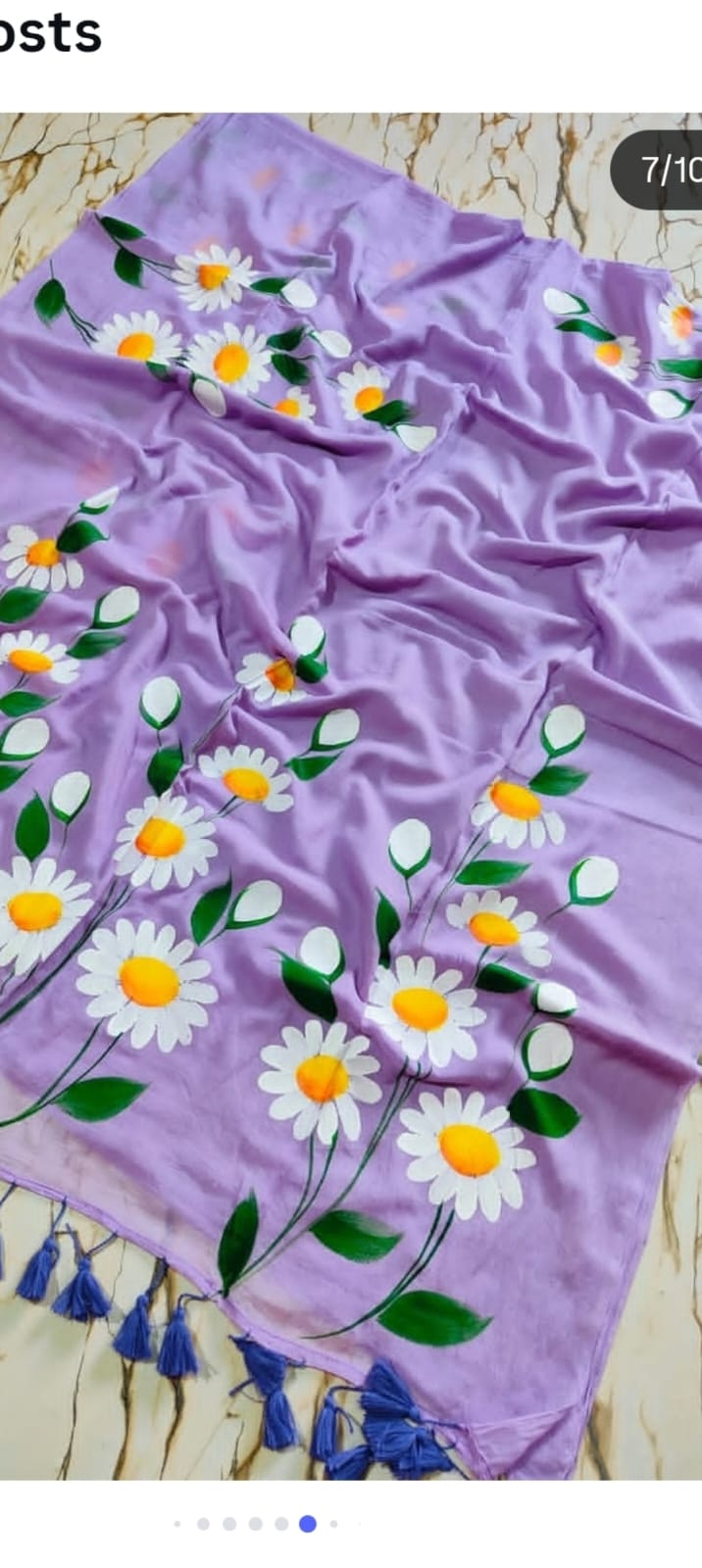 The perfect fresher's party  Mul Cotton Saree