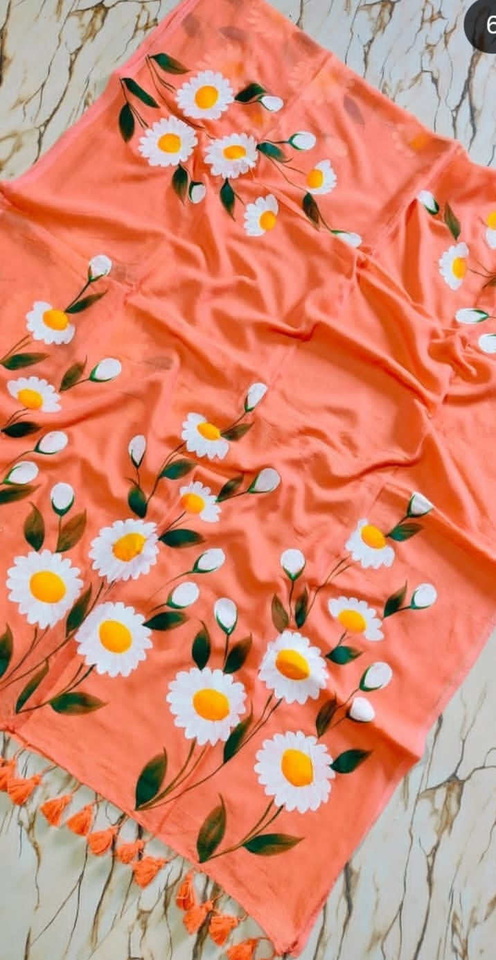 The perfect fresher's party  Mul Cotton Saree