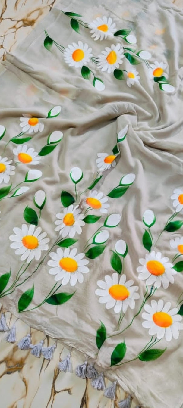 The perfect fresher's party  Mul Cotton Saree