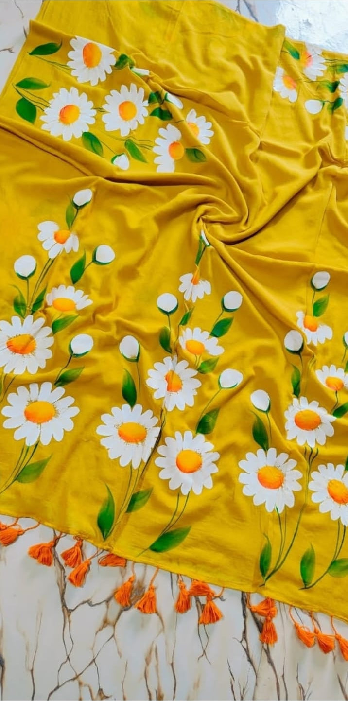 The perfect fresher's party  Mul Cotton Saree