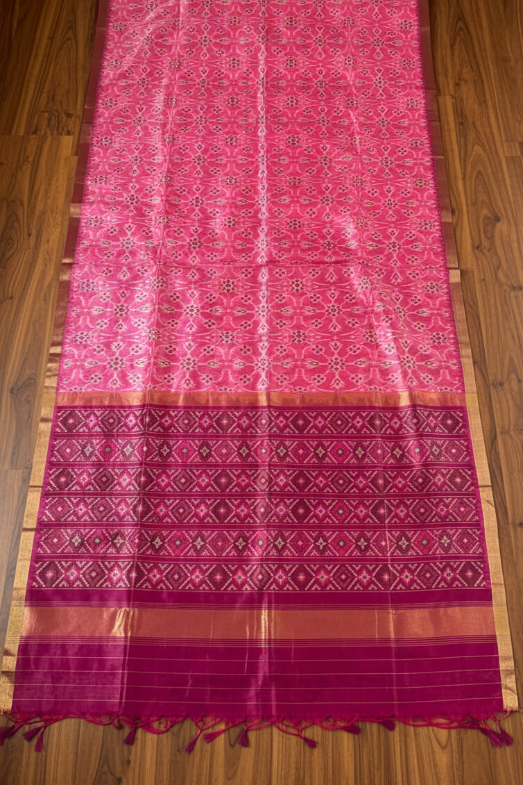 Beauty in Bloom Patola Silk Saree
