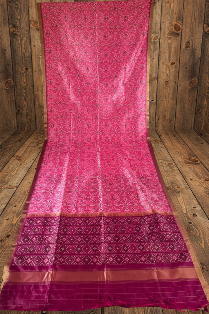 Beauty in Bloom Patola Silk Saree