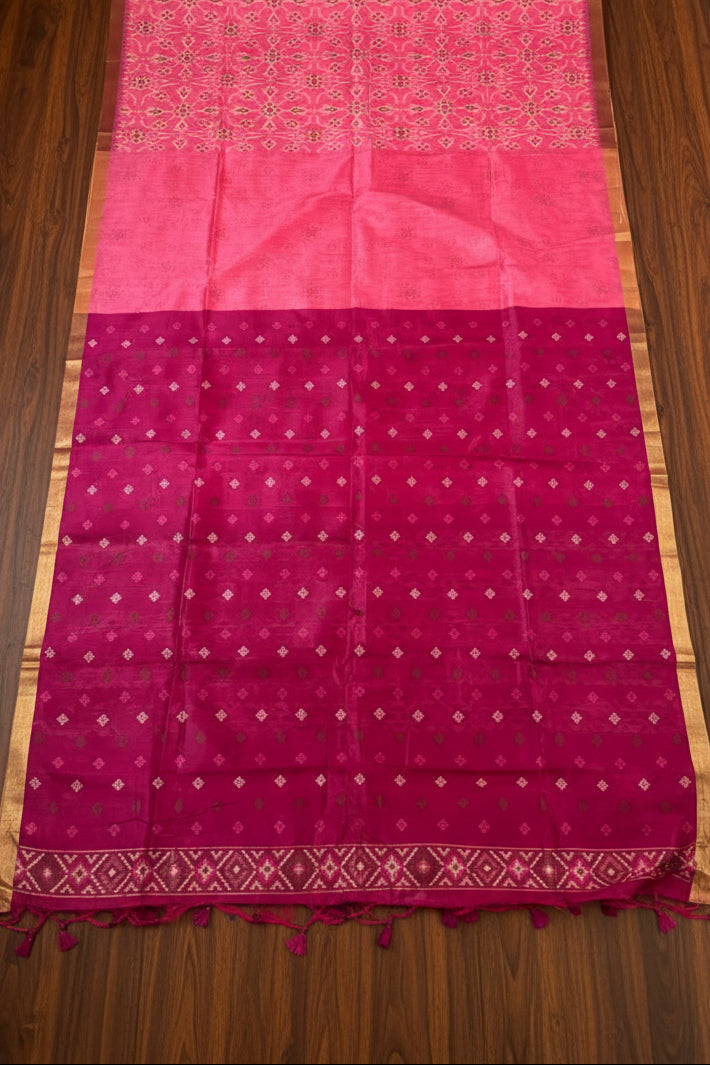 Beauty in Bloom Patola Silk Saree