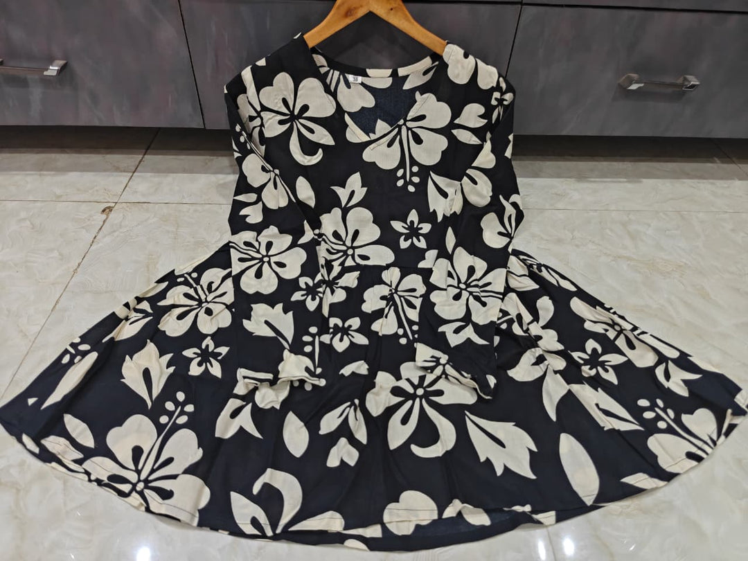 Heart's Embrace Printed Rayon Top