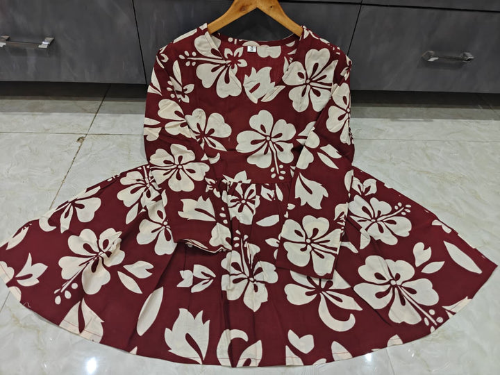 Heart's Embrace Printed Rayon Top