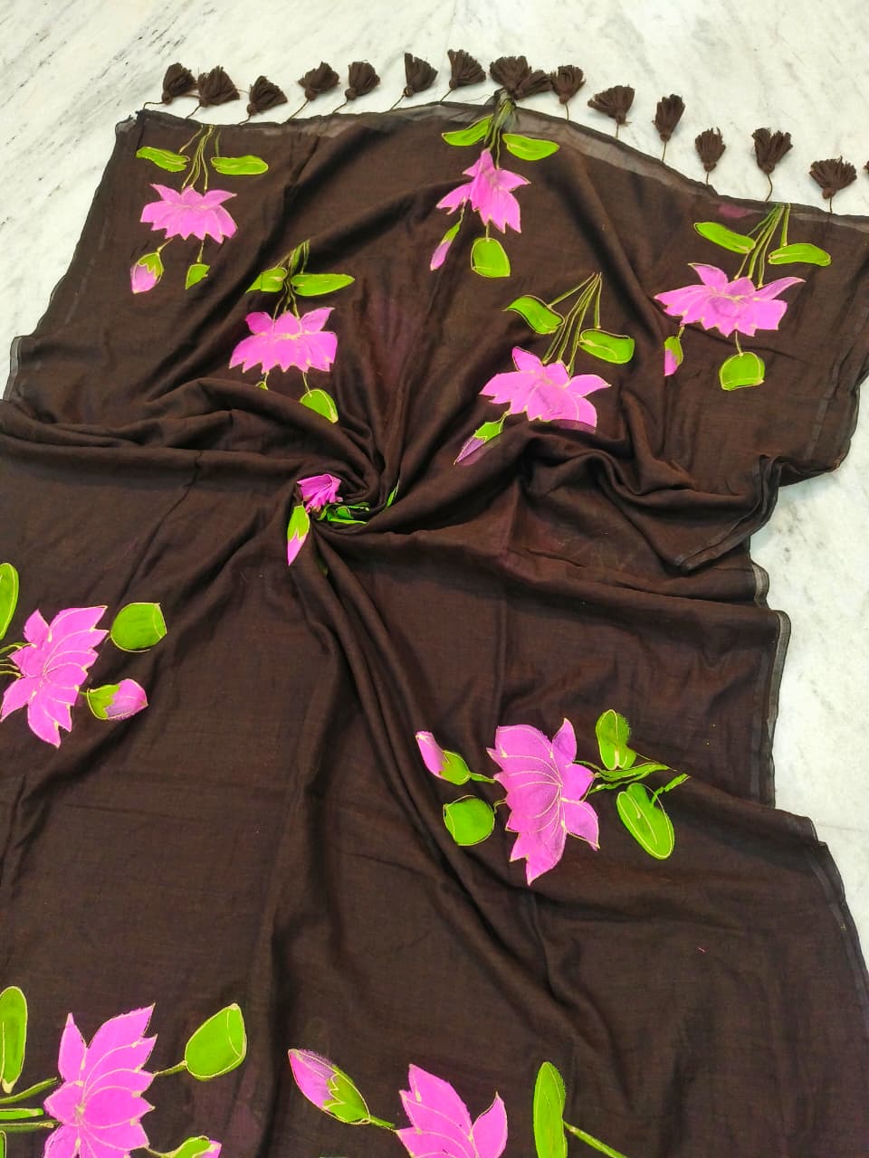 Podmosmita Mul Cotton Saree