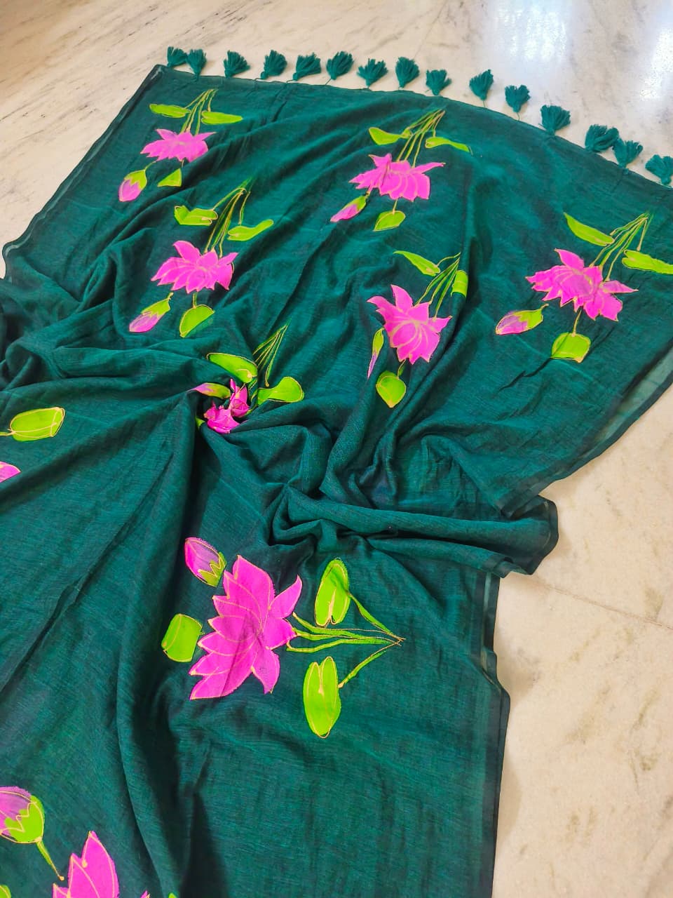 Podmosmita Mul Cotton Saree