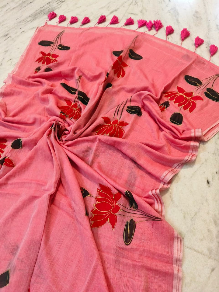 Podmosmita Mul Cotton Saree