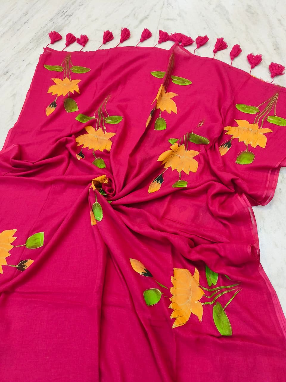 Podmosmita Mul Cotton Saree