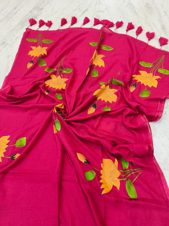 Podmosmita Mul Cotton Saree
