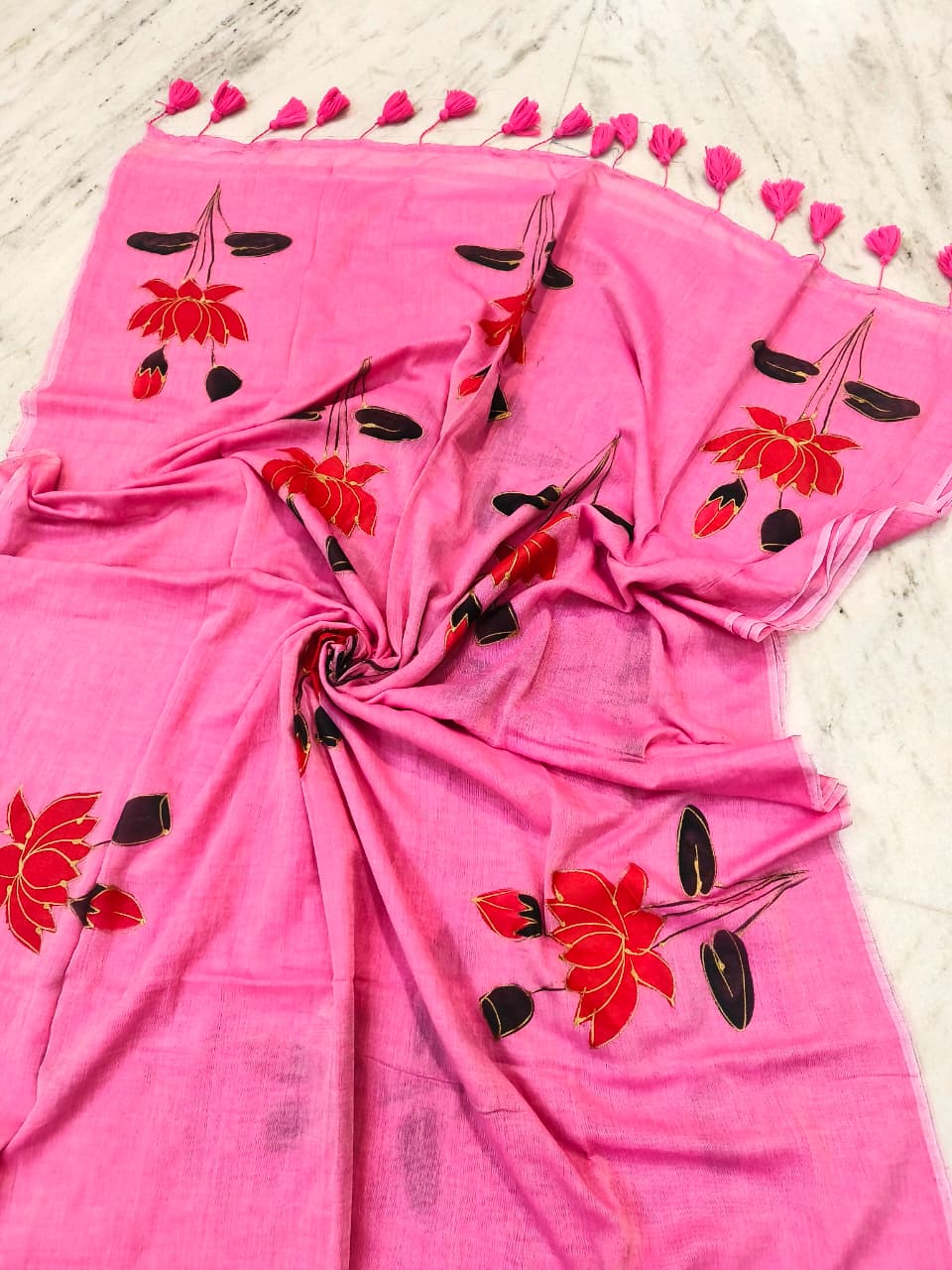 Podmosmita Mul Cotton Saree