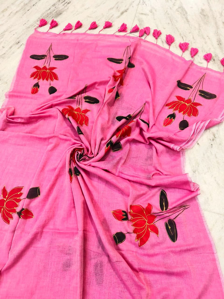 Podmosmita Mul Cotton Saree