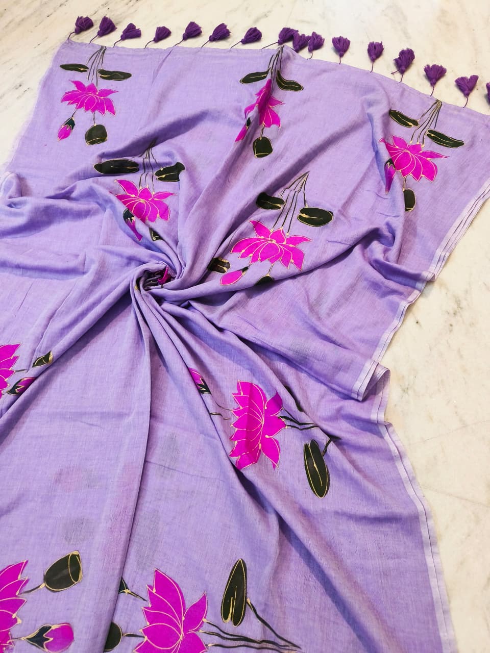 Podmosmita Mul Cotton Saree