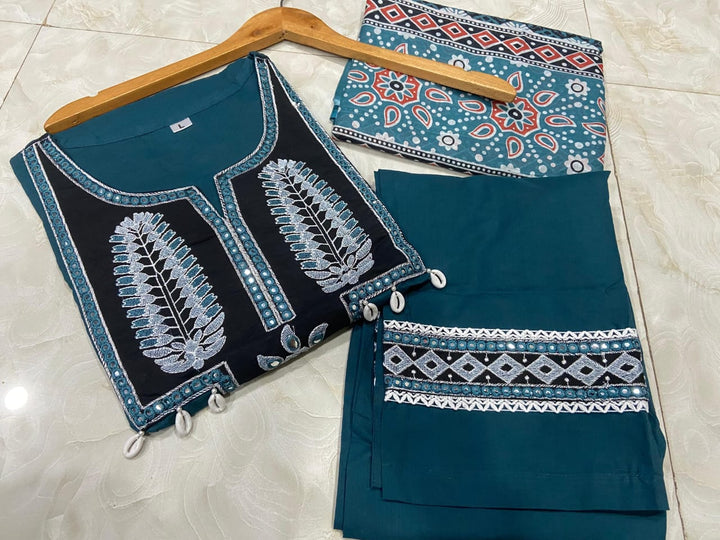 Sweet Moments Cotton Kurti Set