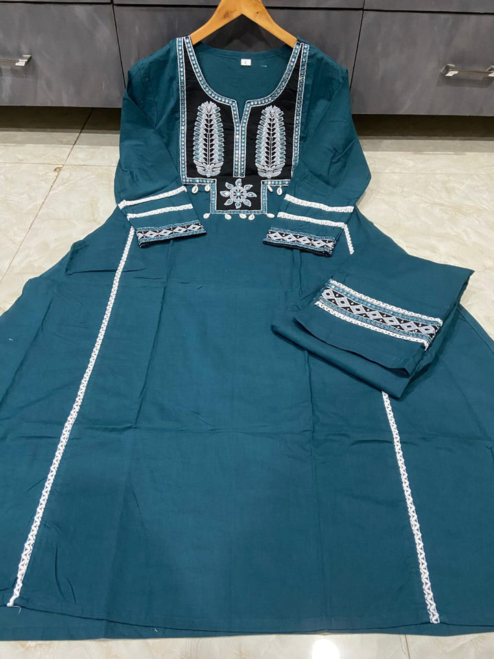 Sweet Moments Cotton Kurti Set