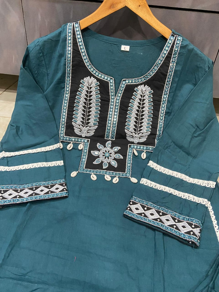 Sweet Moments Cotton Kurti Set