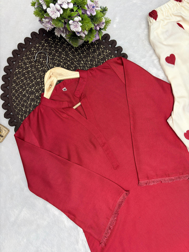 Love In The Air Rayon Co-Ord Sets