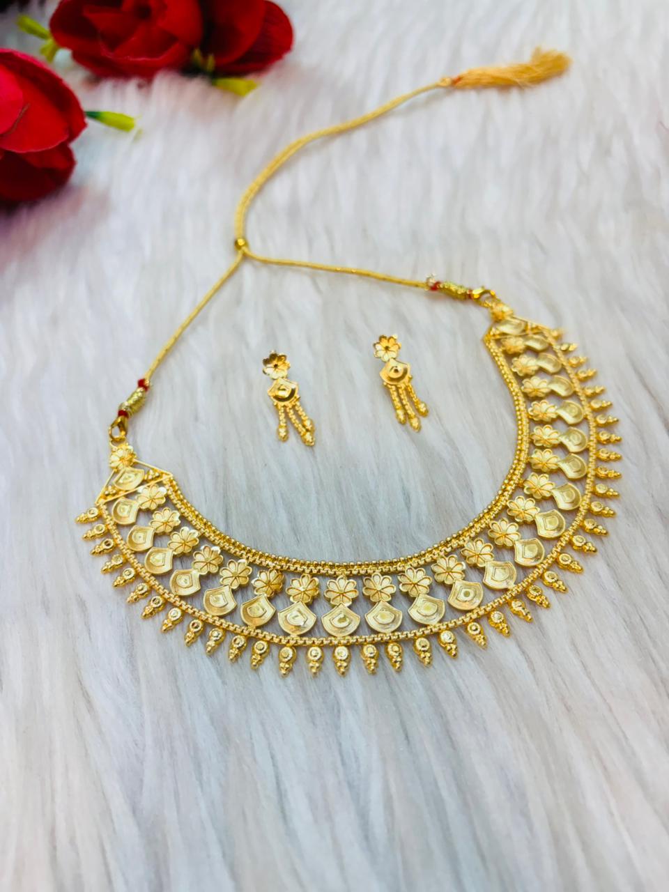 Elegance Begins - Gold Plated Necklace Set