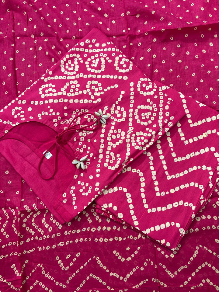 Crispy Cute Cotton Kurti Set