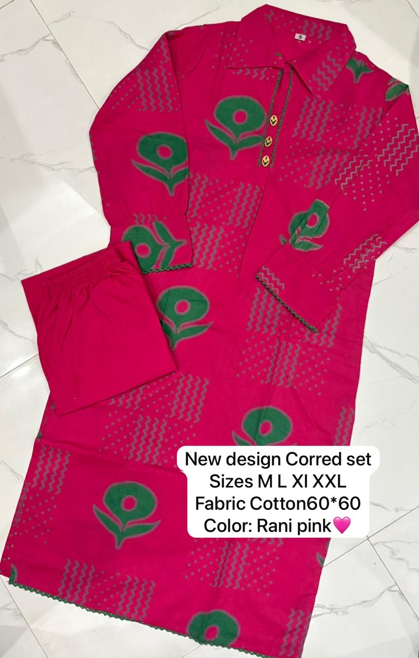 Rushberry Cotton Kurti Set