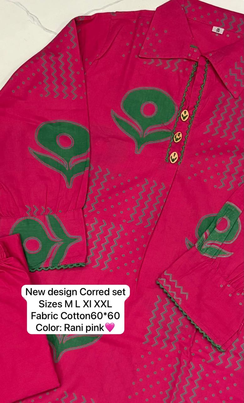 Rushberry Cotton Kurti Set