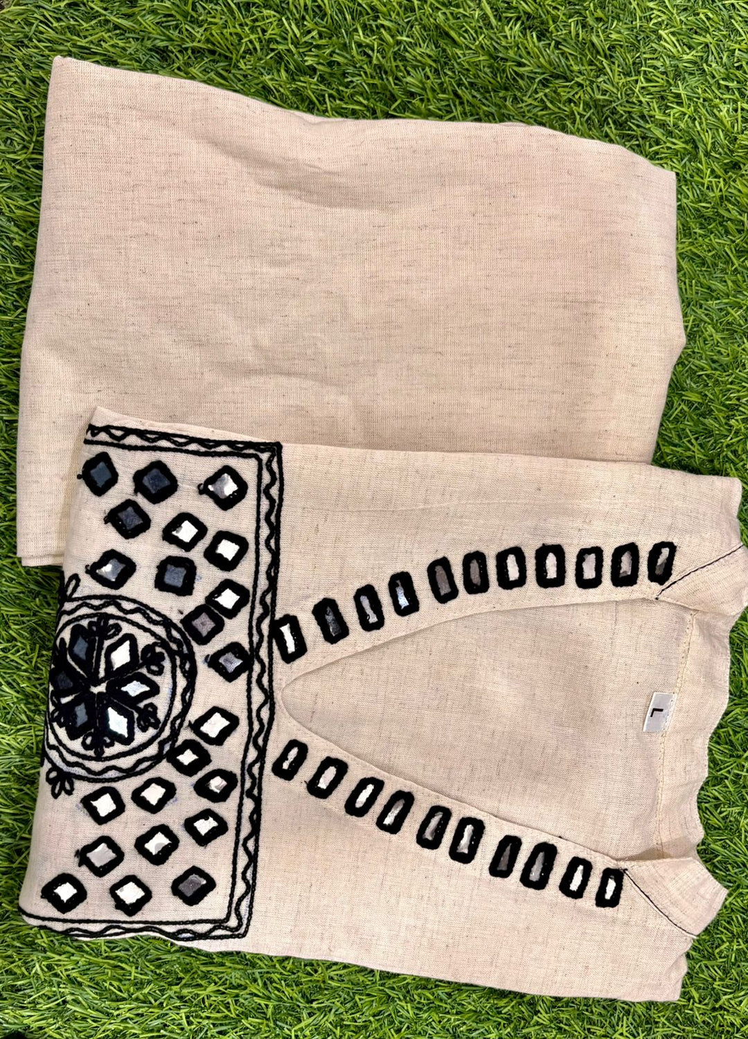 Snowflake Charm Cotton Kurti Set