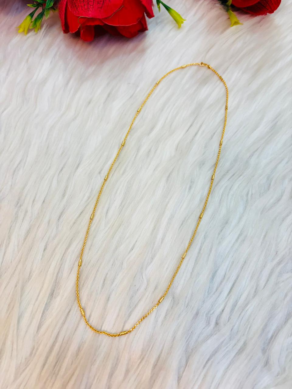 Maximum Elegance -Gold Plated Chain