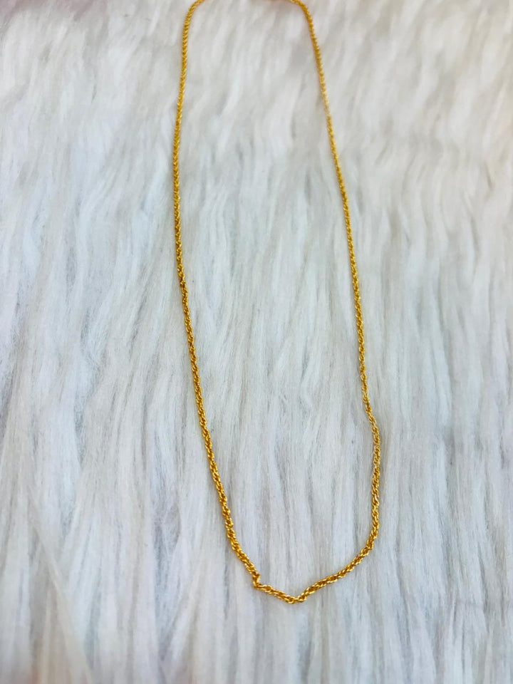Twist Tale  -Gold Plated Chain