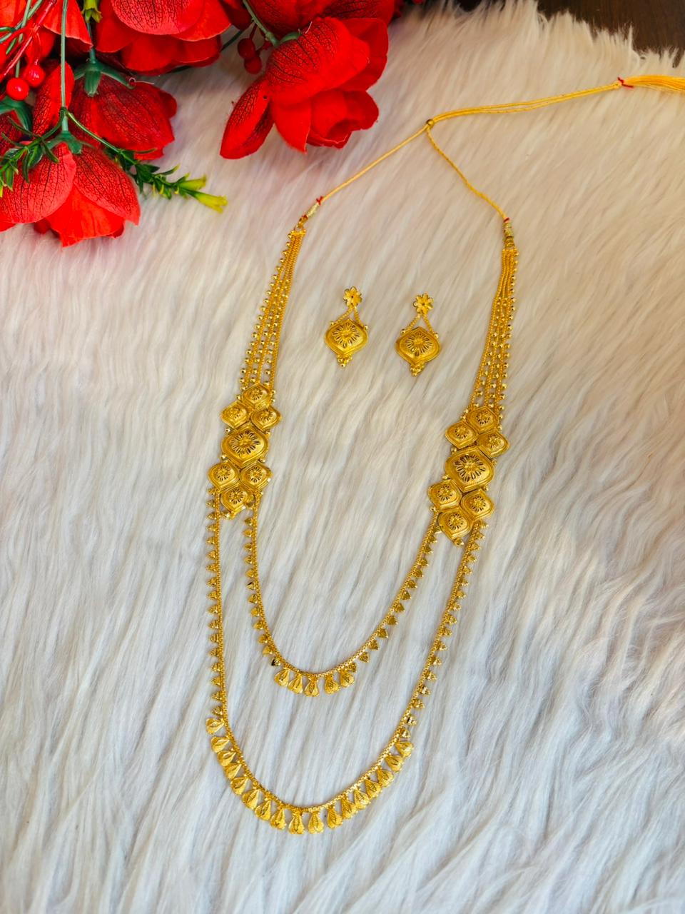 Sunkissed By Memories,-Necklace & Earring Set