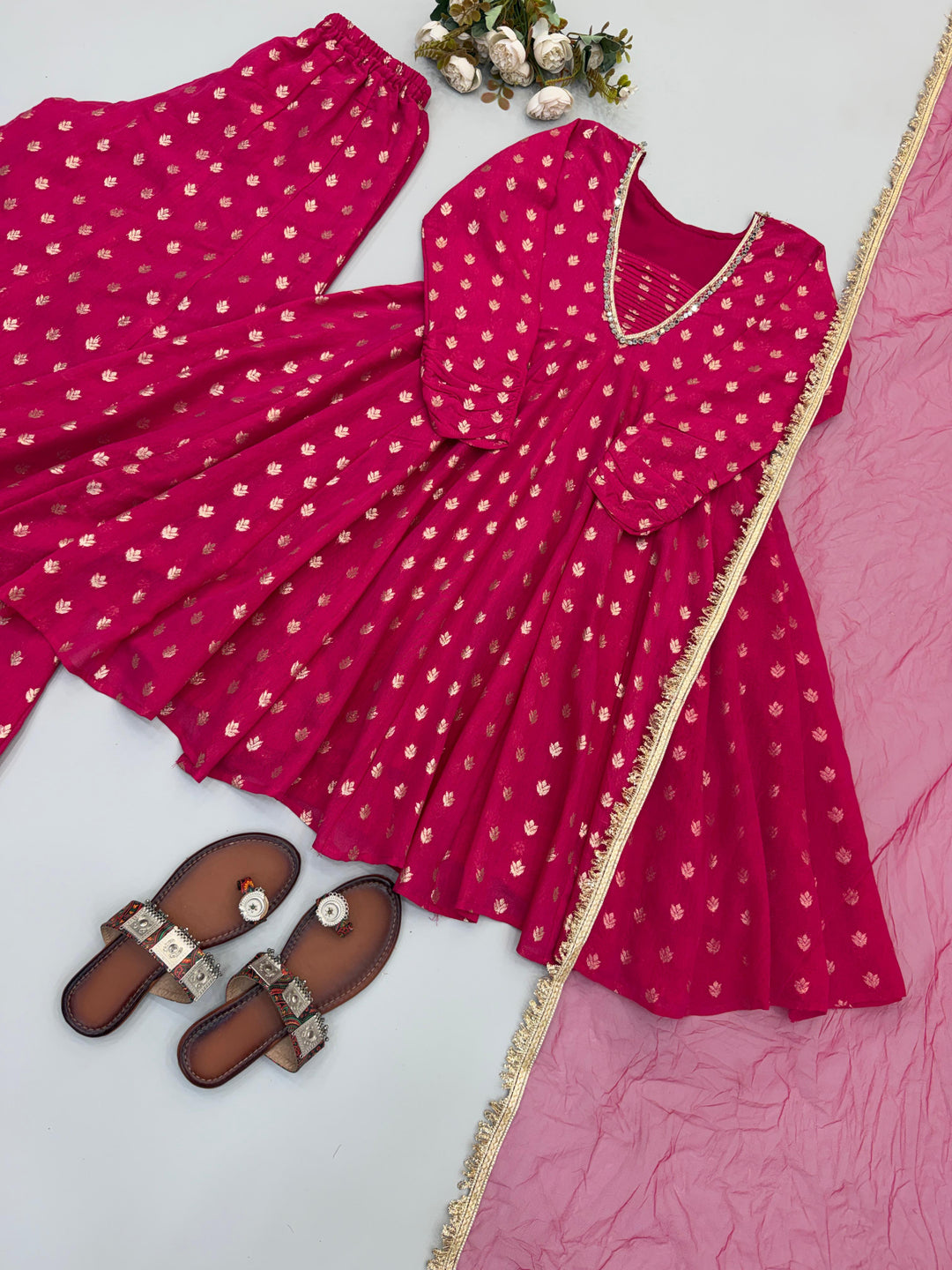 Rain of Romance Designer Sharara Set