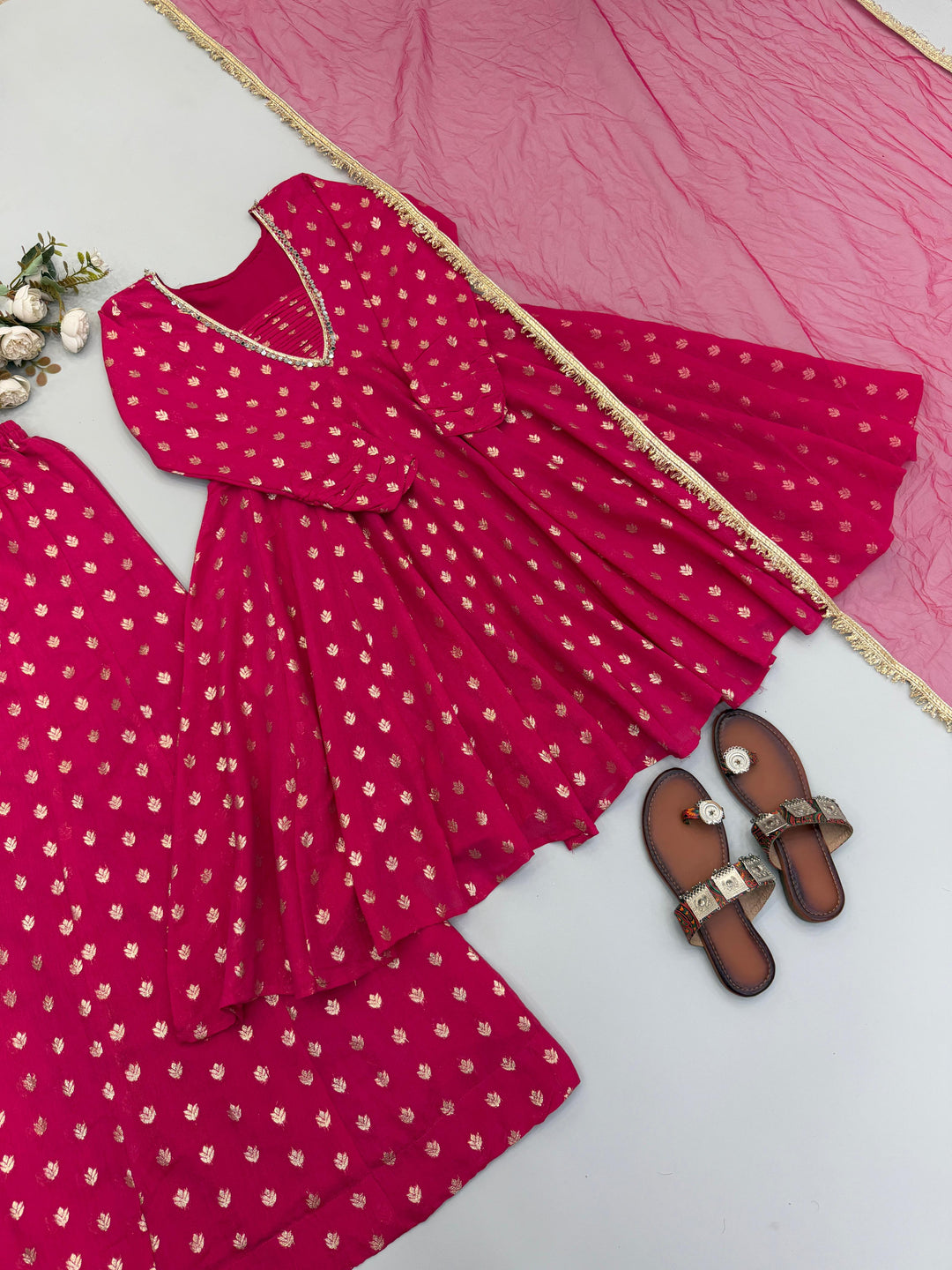 Rain of Romance Designer Sharara Set