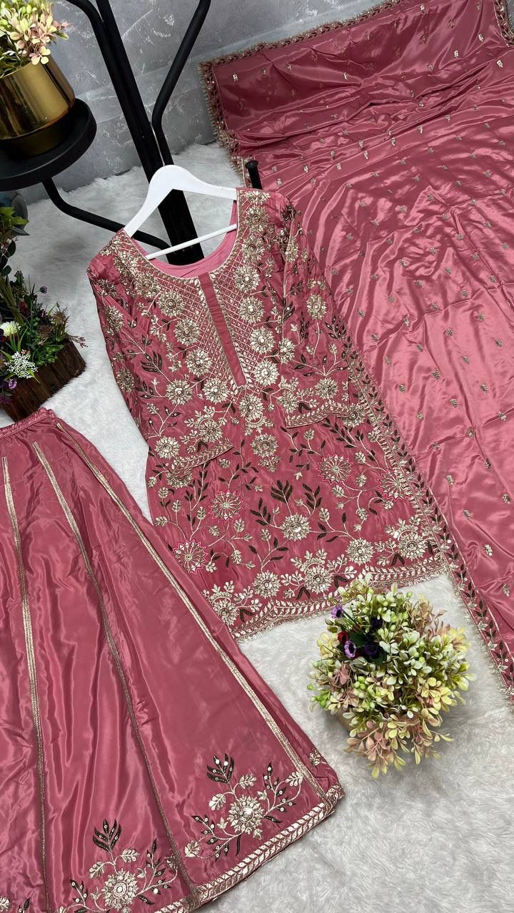 Endless Spring Designer Sharara Set