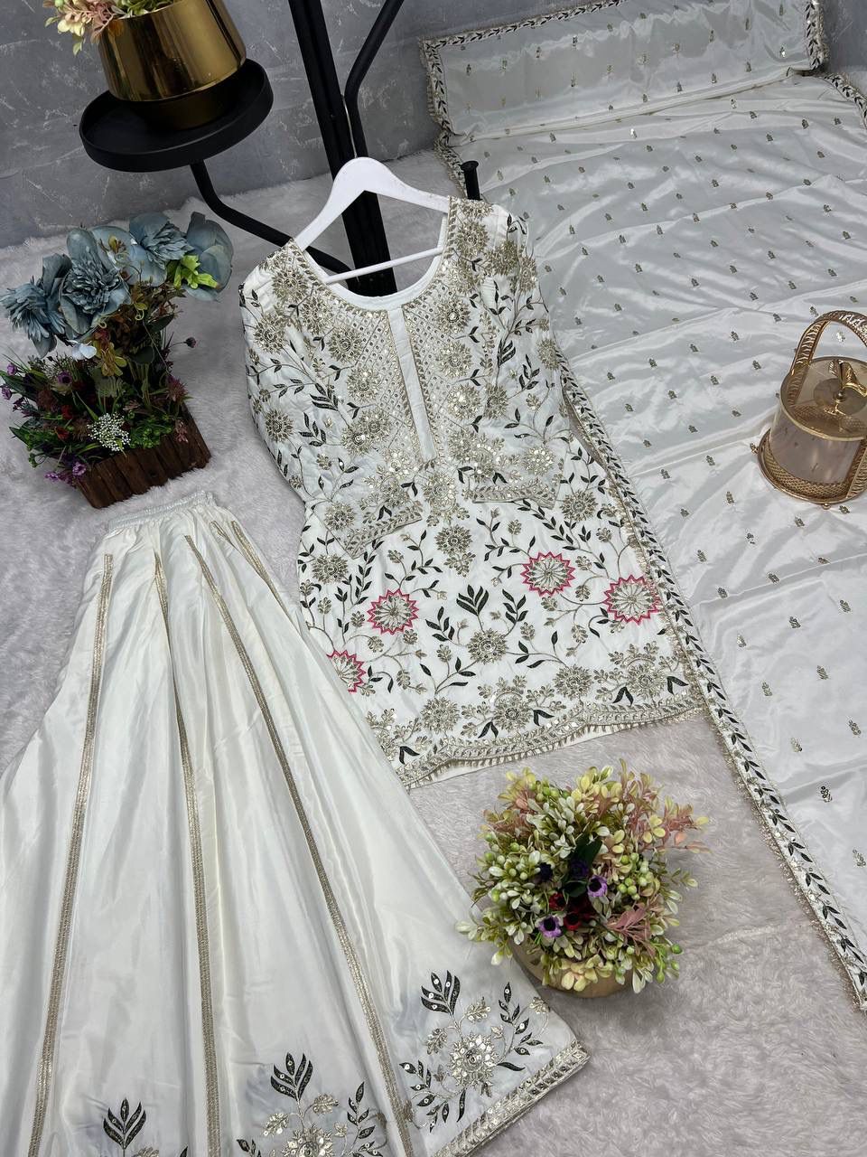 Endless Spring Designer Sharara Set