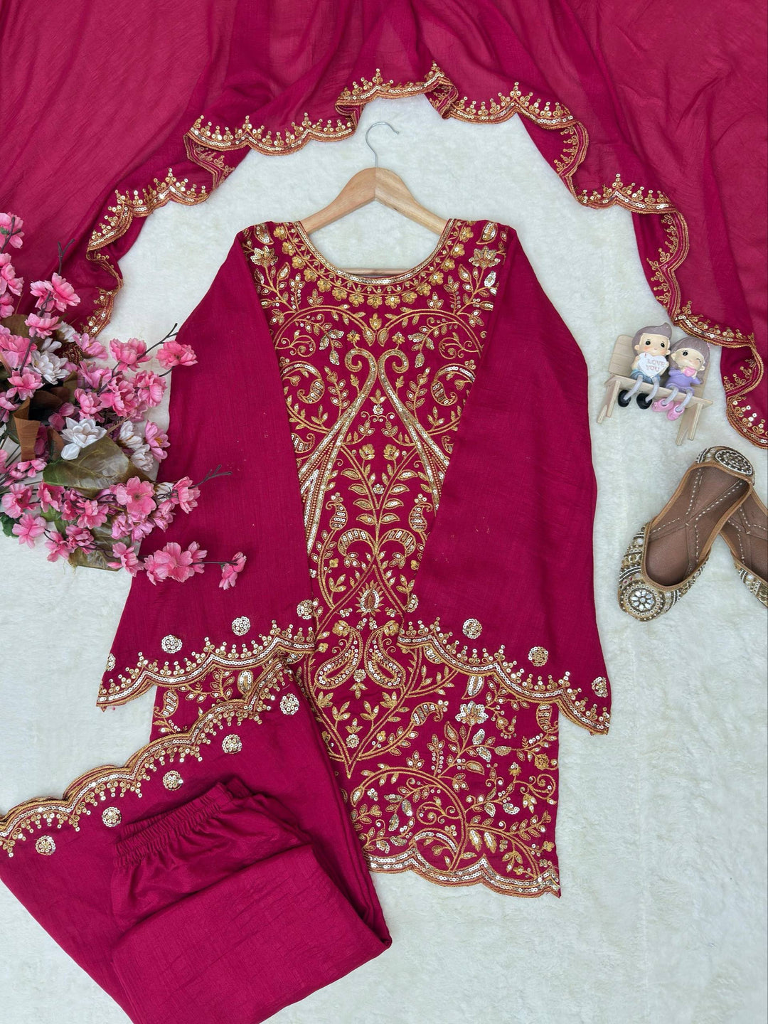 Written in Poetry Designer Sharara Set