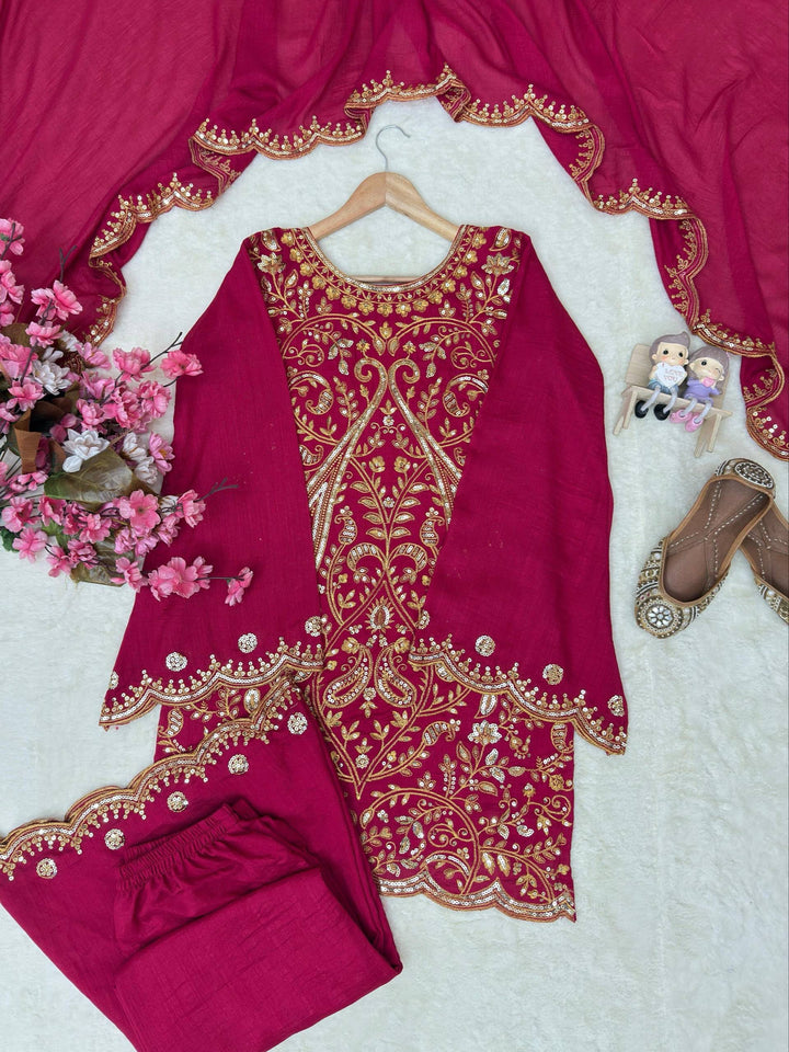 Written in Poetry Designer Sharara Set