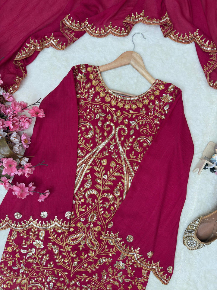 Written in Poetry Designer Sharara Set