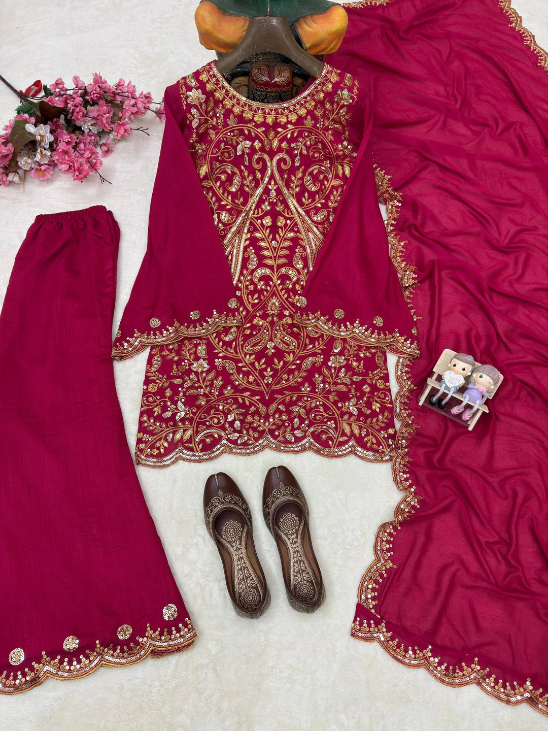 Written in Poetry Designer Sharara Set