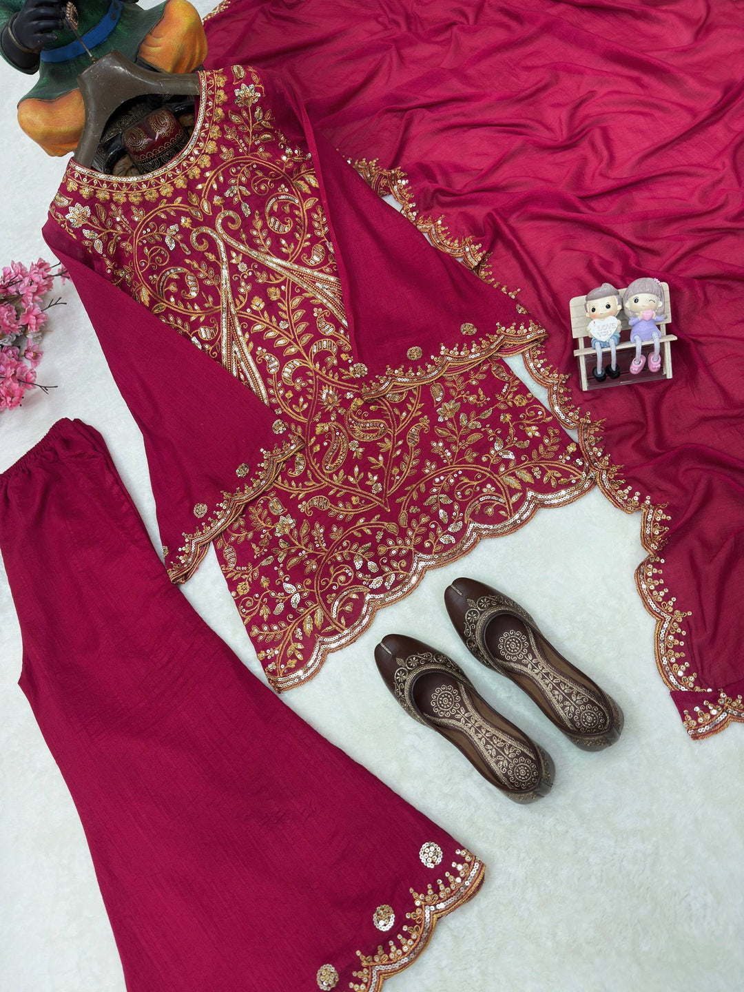 Written in Poetry Designer Sharara Set