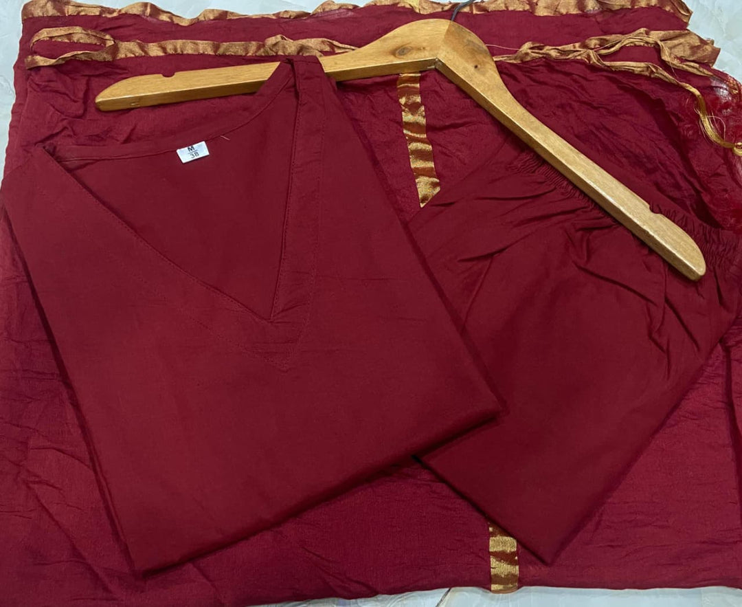 Warm Embrace Cotton Kurti Set