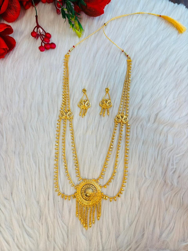 Cherished Beyond Times-Necklace & Earring Set