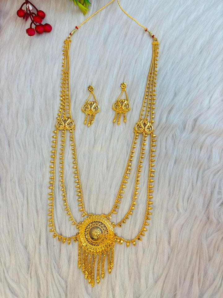 Cherished Beyond Times-Necklace & Earring Set