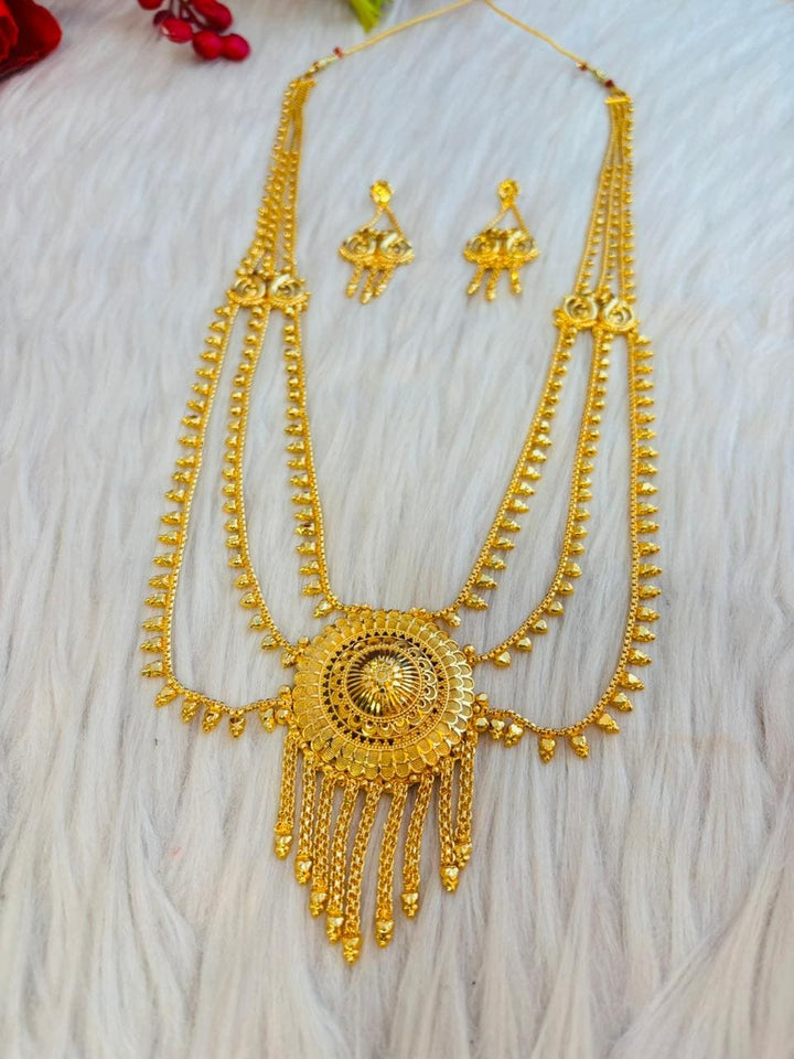 Cherished Beyond Times-Necklace & Earring Set